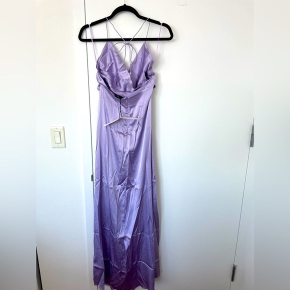 Retrofete ceres silk dress in lavender NWT - Picture 8 of 10